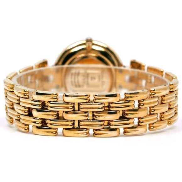 Dior Bagira Watches 47 154-2 blackDial Plated Gold Quartz Analog display mens - Picture 4 of 7